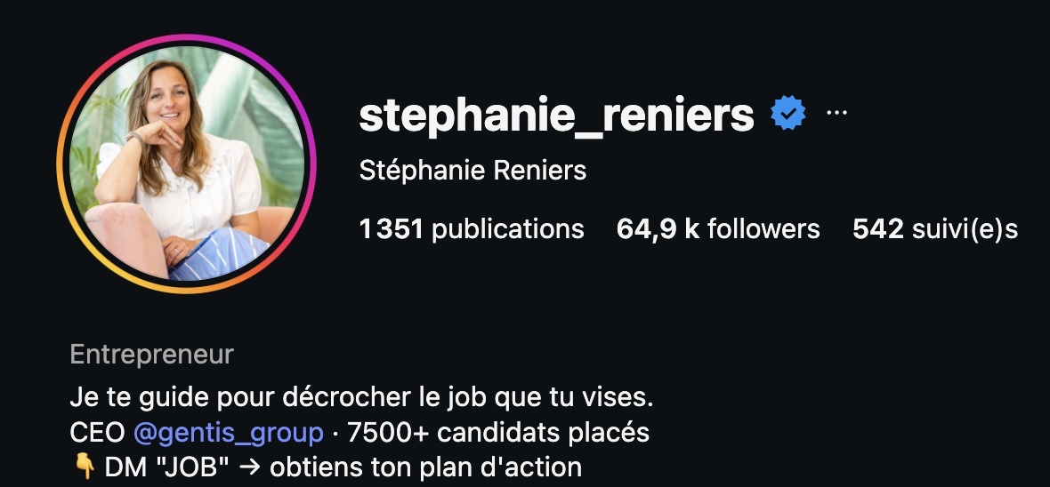 Stéphanie Reniers après